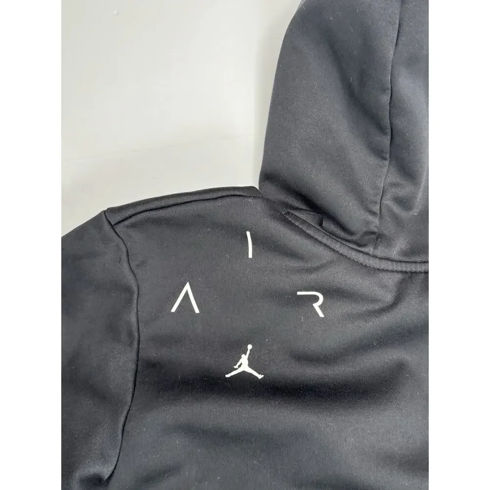 Nike Air Jordan Dri-FIT Hoodie Boys XL Black Gray Jumpman Colorblock